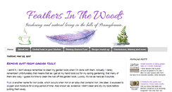 Desktop Screenshot of feathersinthewoods.com
