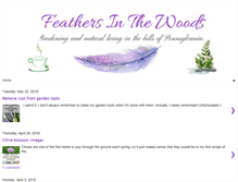 Tablet Screenshot of feathersinthewoods.com
